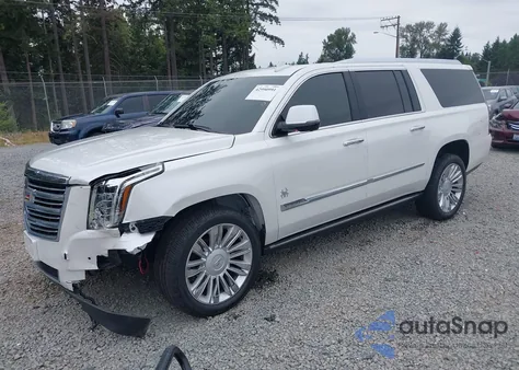 2017 Cadillac Escalade Esv Platinum z USA, uszkodzony, nr VIN 1GYS4KKJ8HR348953